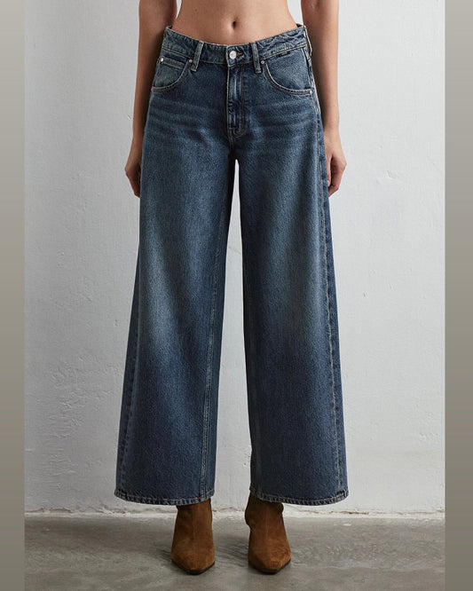 Siena Mid Used Denim Jean Pants - Mavi