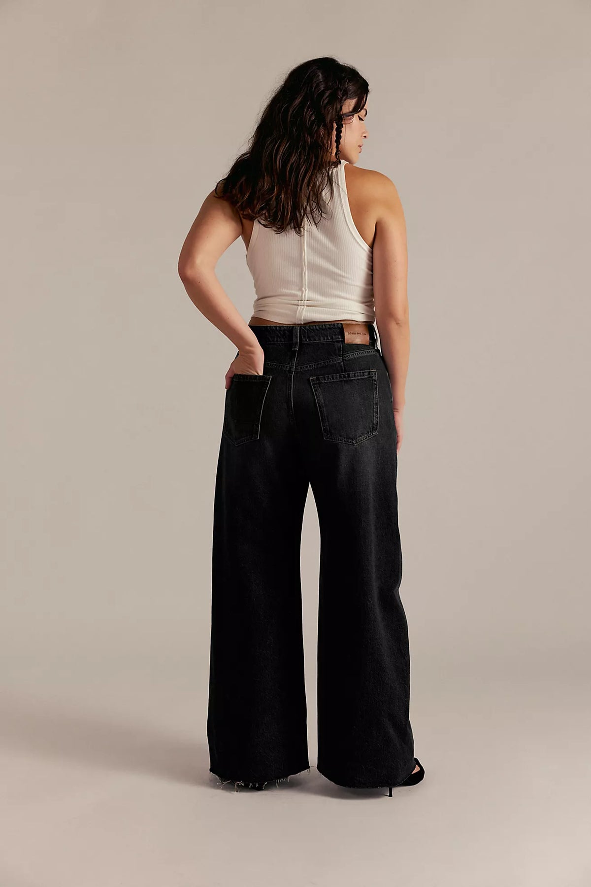 Free People - Alter Ego Wide-Leg Twisted Jeans-We The Free