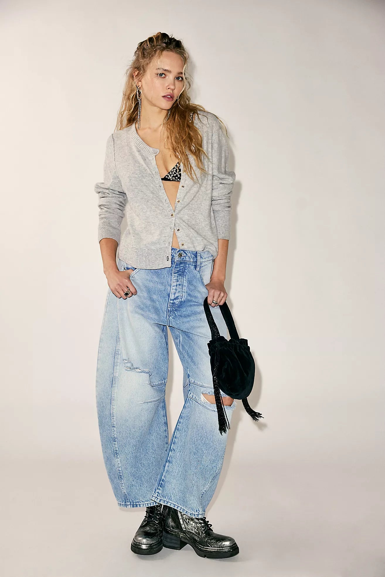 Free People - We The Free Good Luck Mid-Rise Barrel Jeans