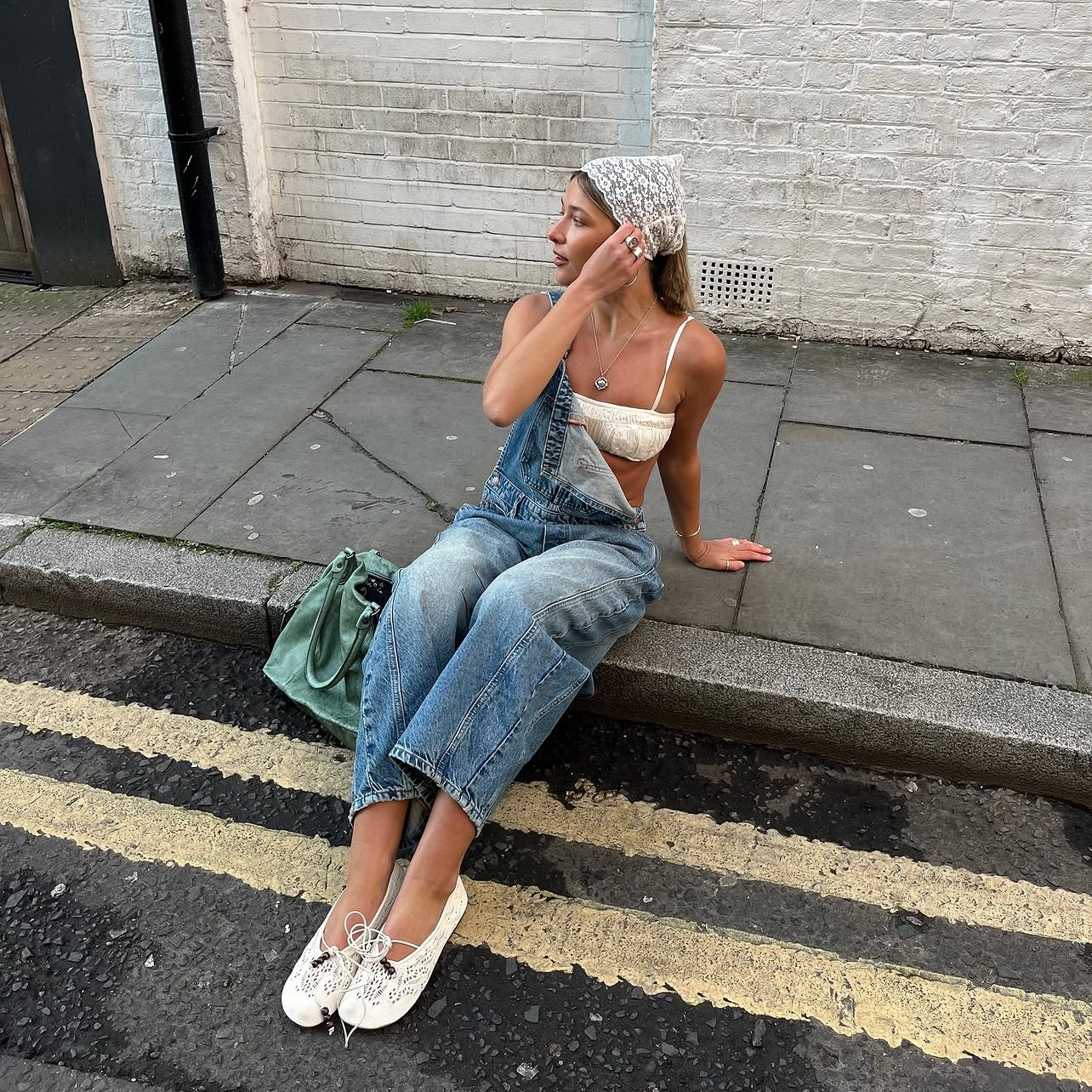 Free People - We The Free Good Luck Barrel Overalls