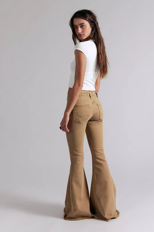 Free People - We The Free Emre Low-Rise Flare Jeans
