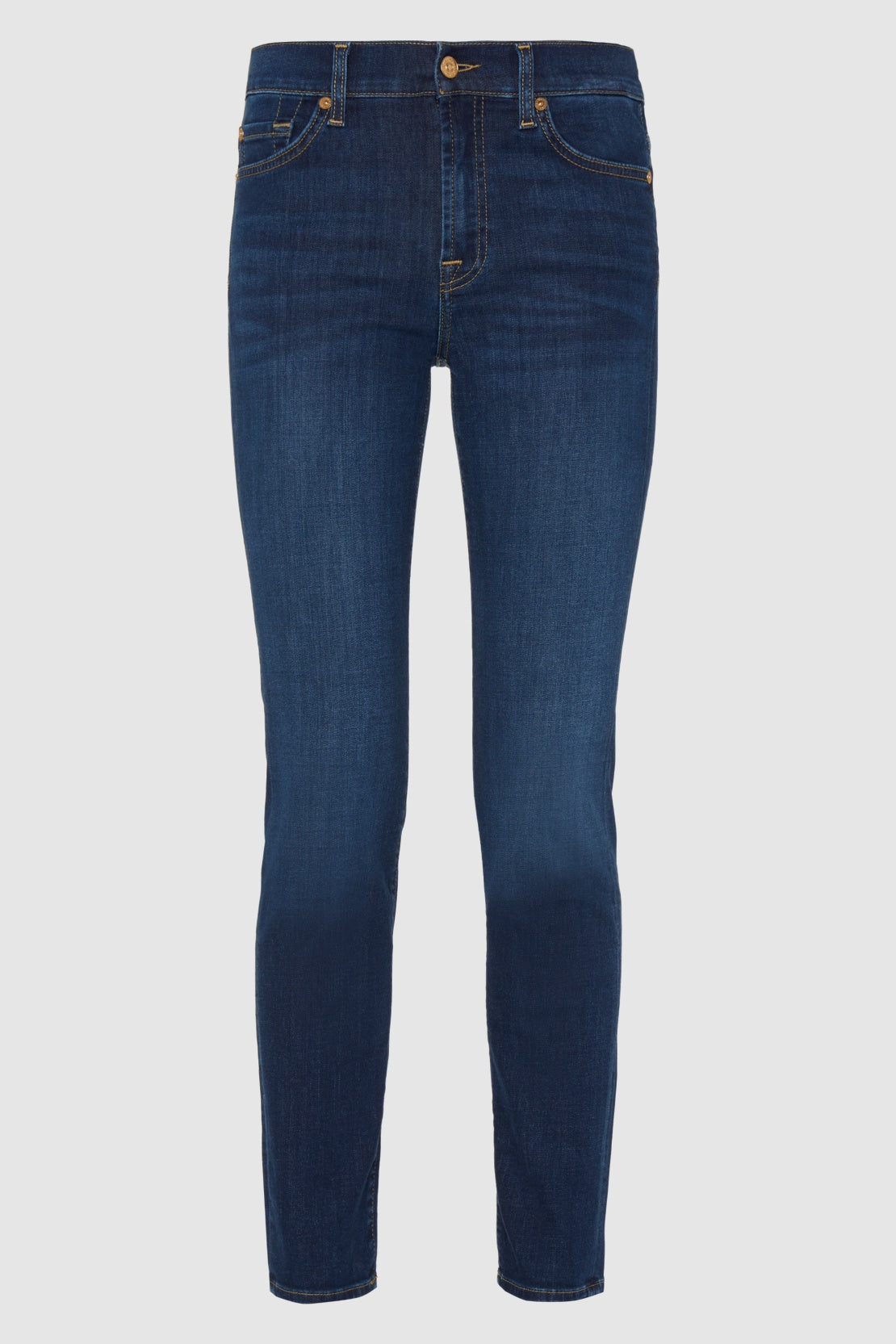 ROXANNE ANKLE Mid Waist Slim dark blue jeans -  7 FOR ALL MANKIND