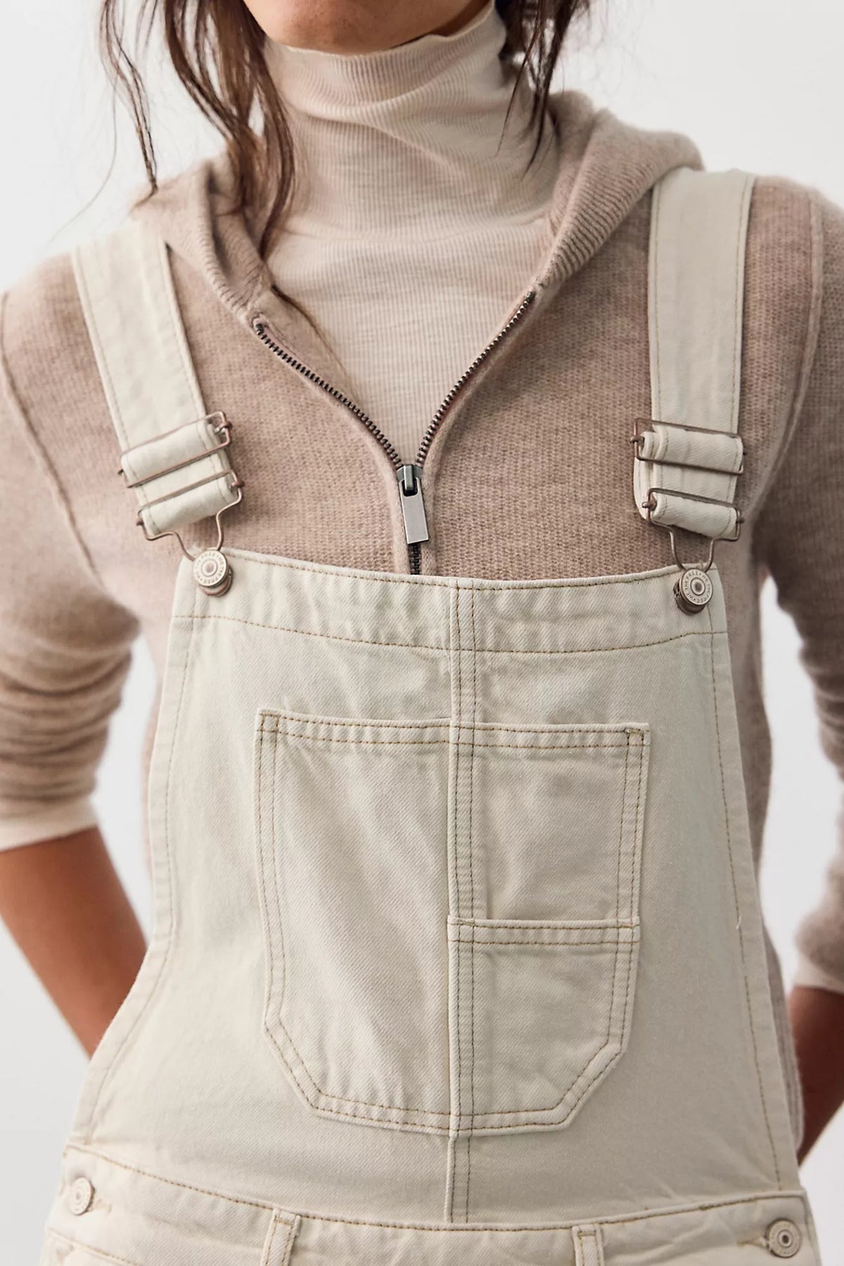 Free People - We The Free Good Luck Barrel Overalls