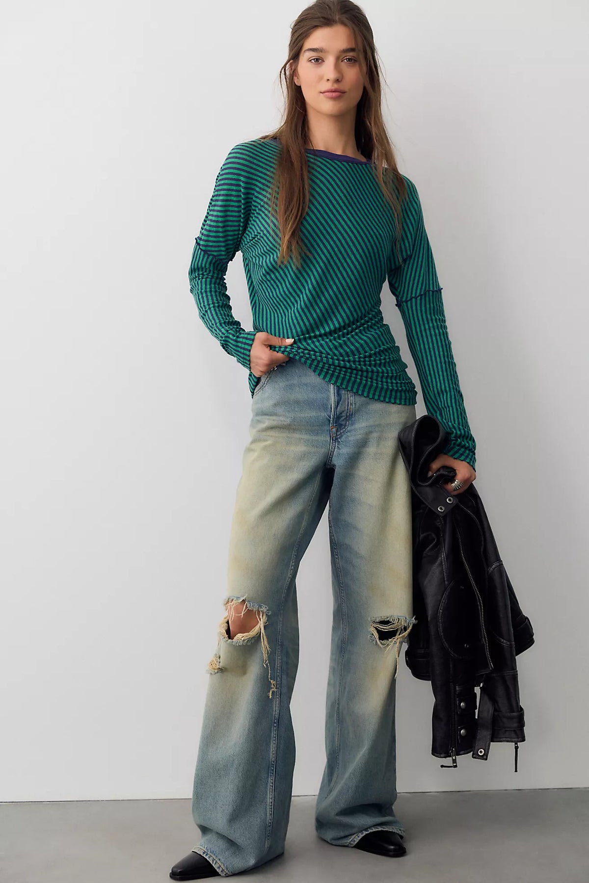 Free People - Tennessee Low-Rise Boyfriend Jeans - We The Free