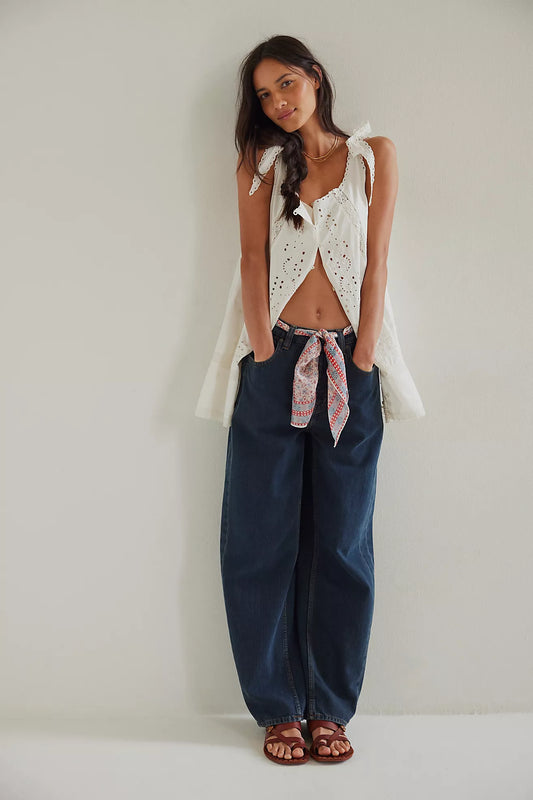 Free People - We The Free Truro Baggy Puddle Jeans