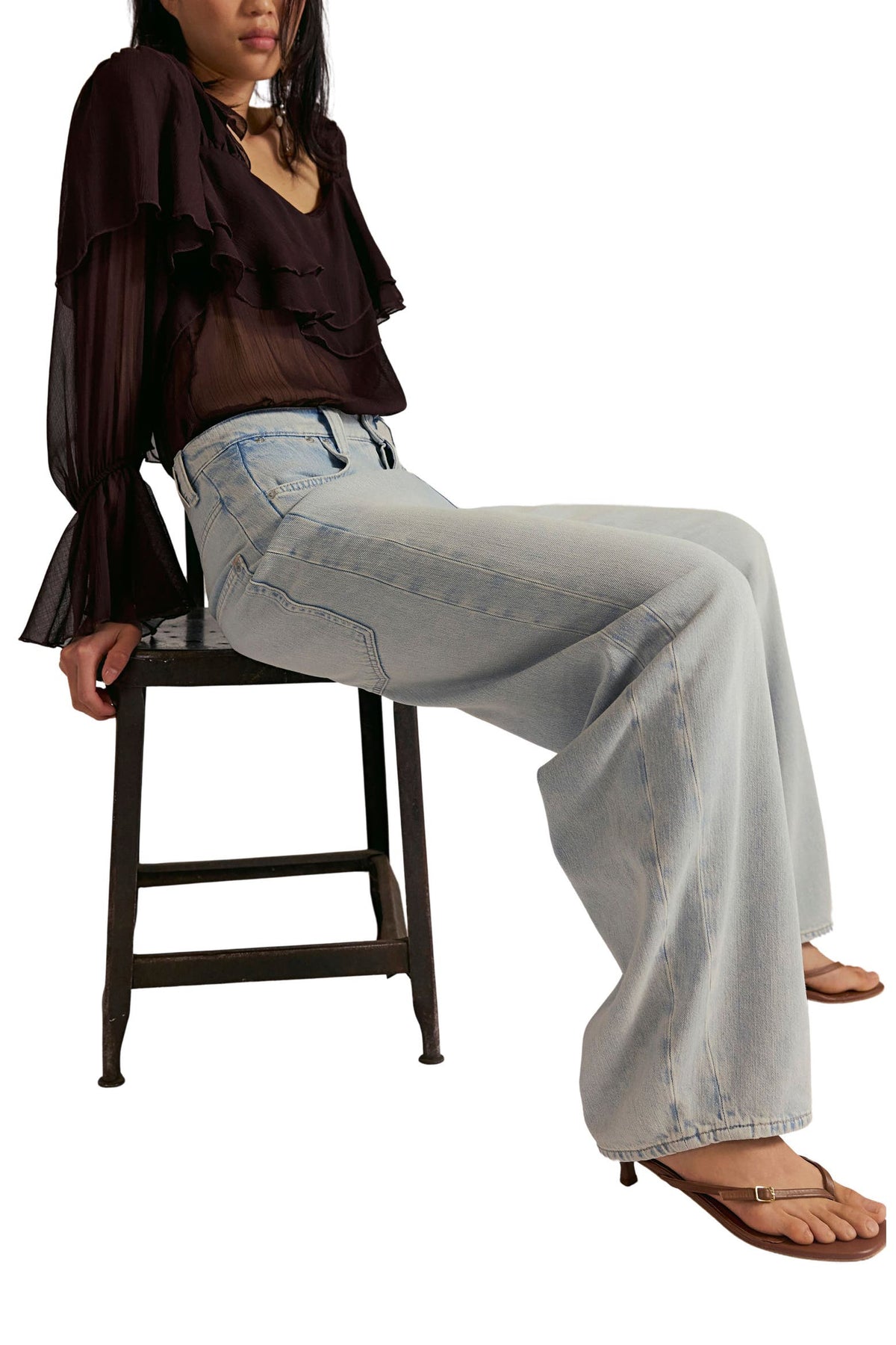 Free People - We The Free Truro Baggy Puddle Jeans