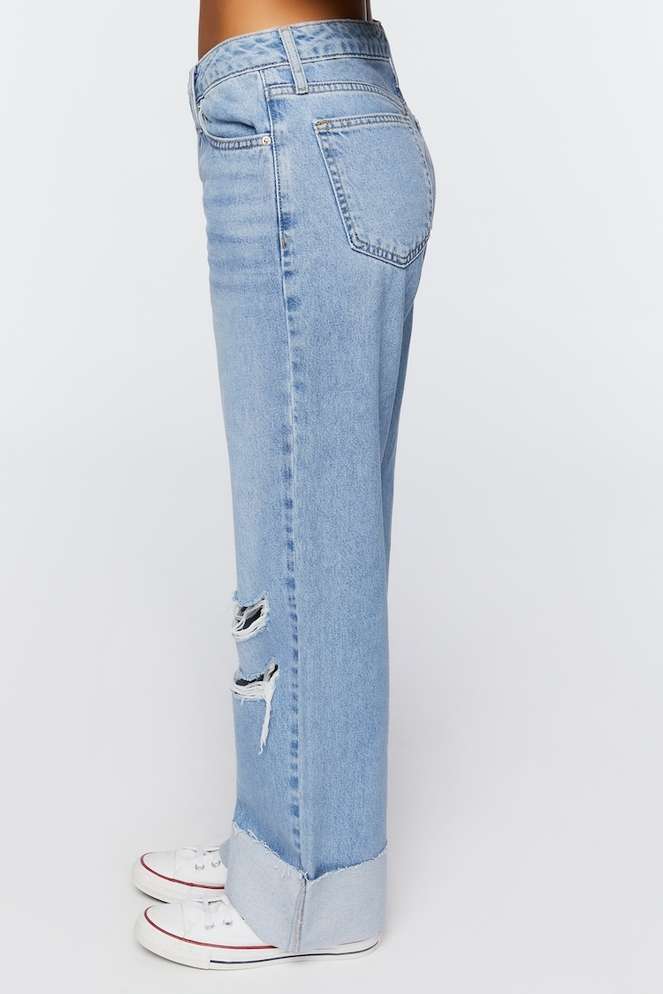 Mid Rise Straight Jeans - Forever21