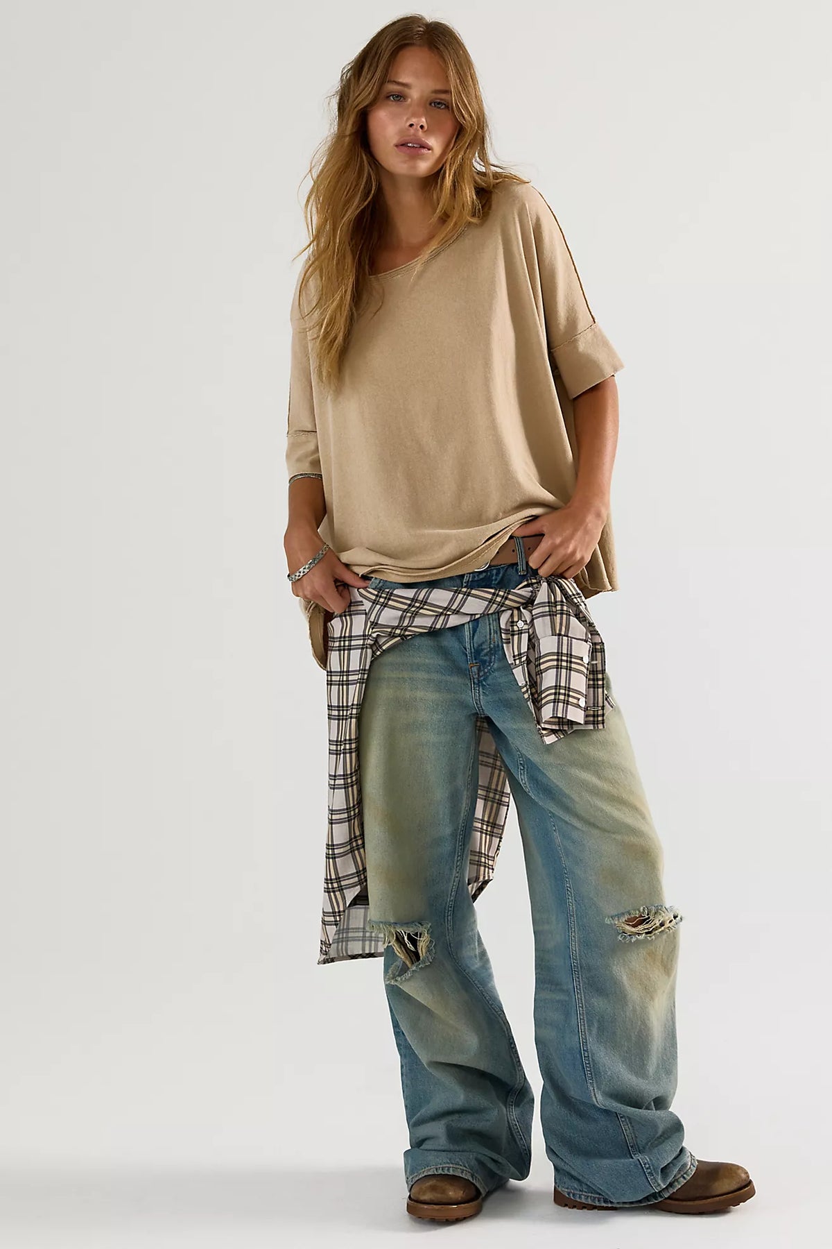 Free People - Tennessee Low-Rise Boyfriend Jeans - We The Free