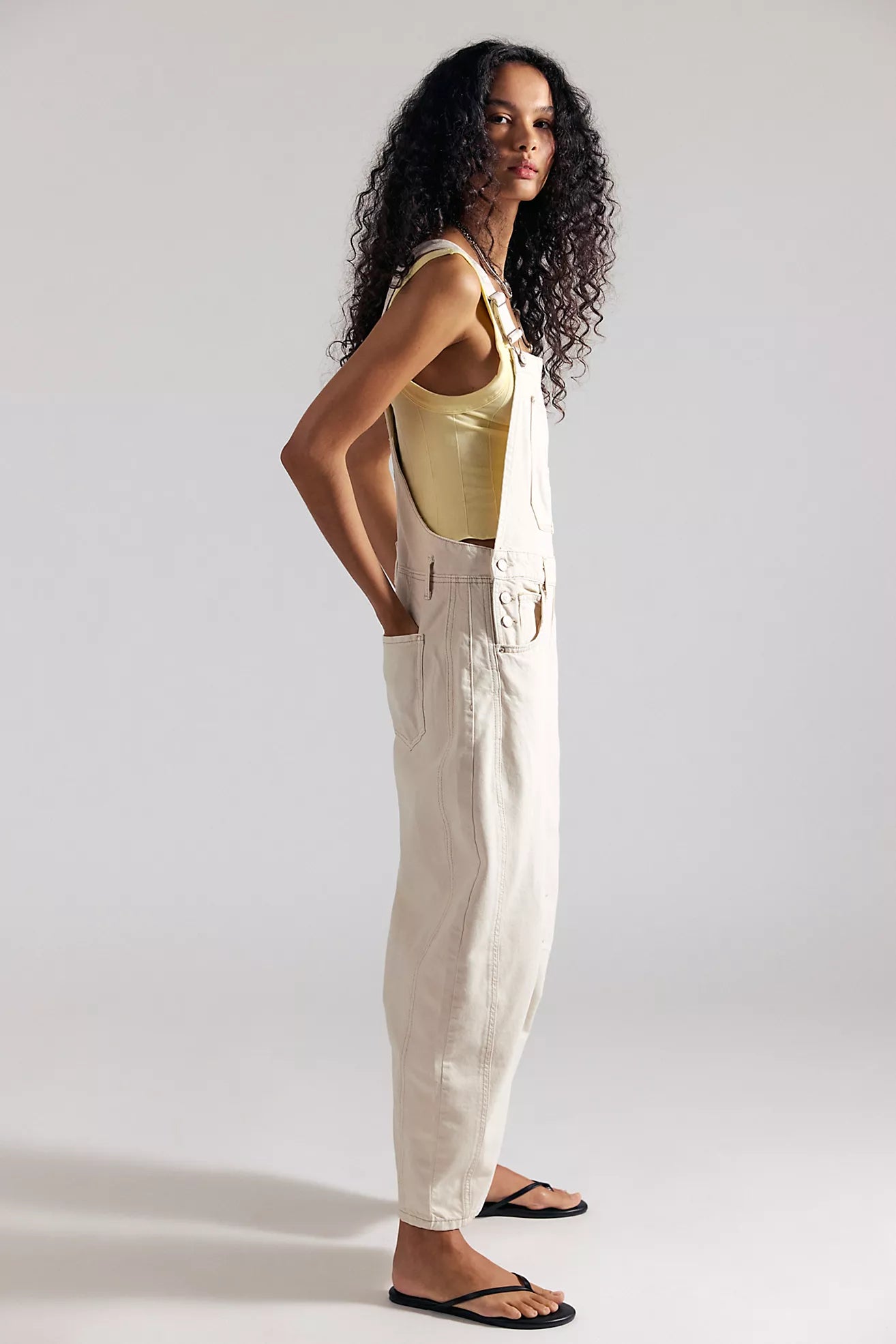 Free People - We The Free Good Luck Barrel Overalls
