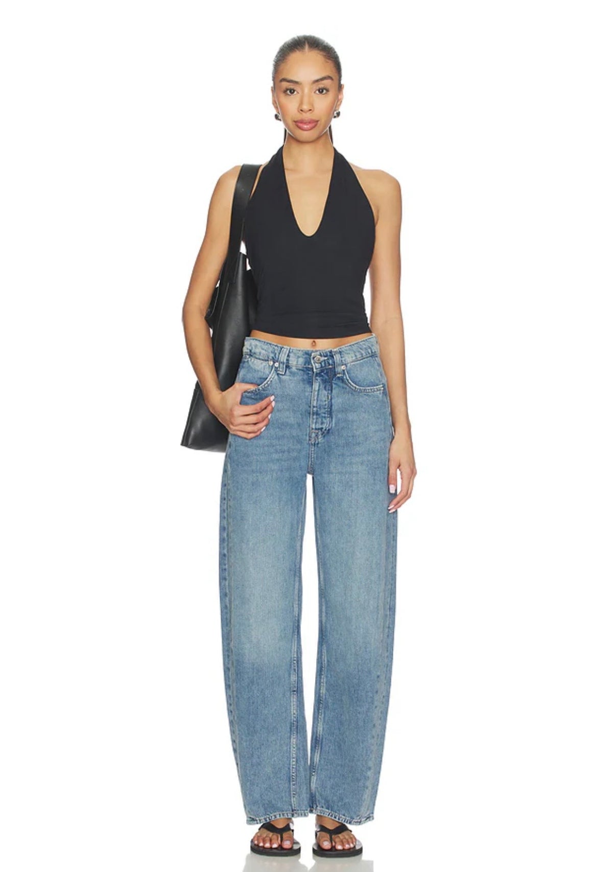 Free People - We The Free Truro Baggy Puddle Jeans