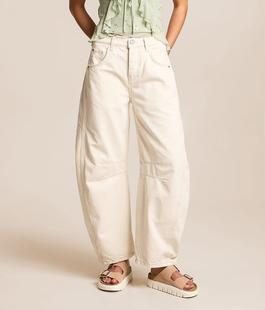 Free People - We The Free Good Luck Mid-Rise Barrel Jeans