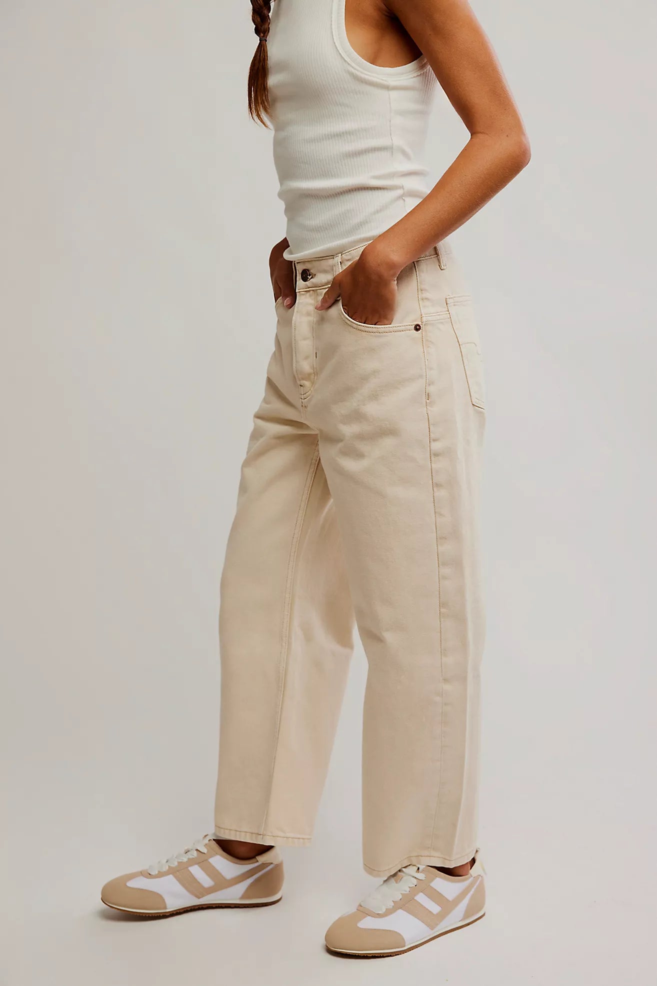 Free People - Deep Trance Dropped Boyfriend Jeans - we the free