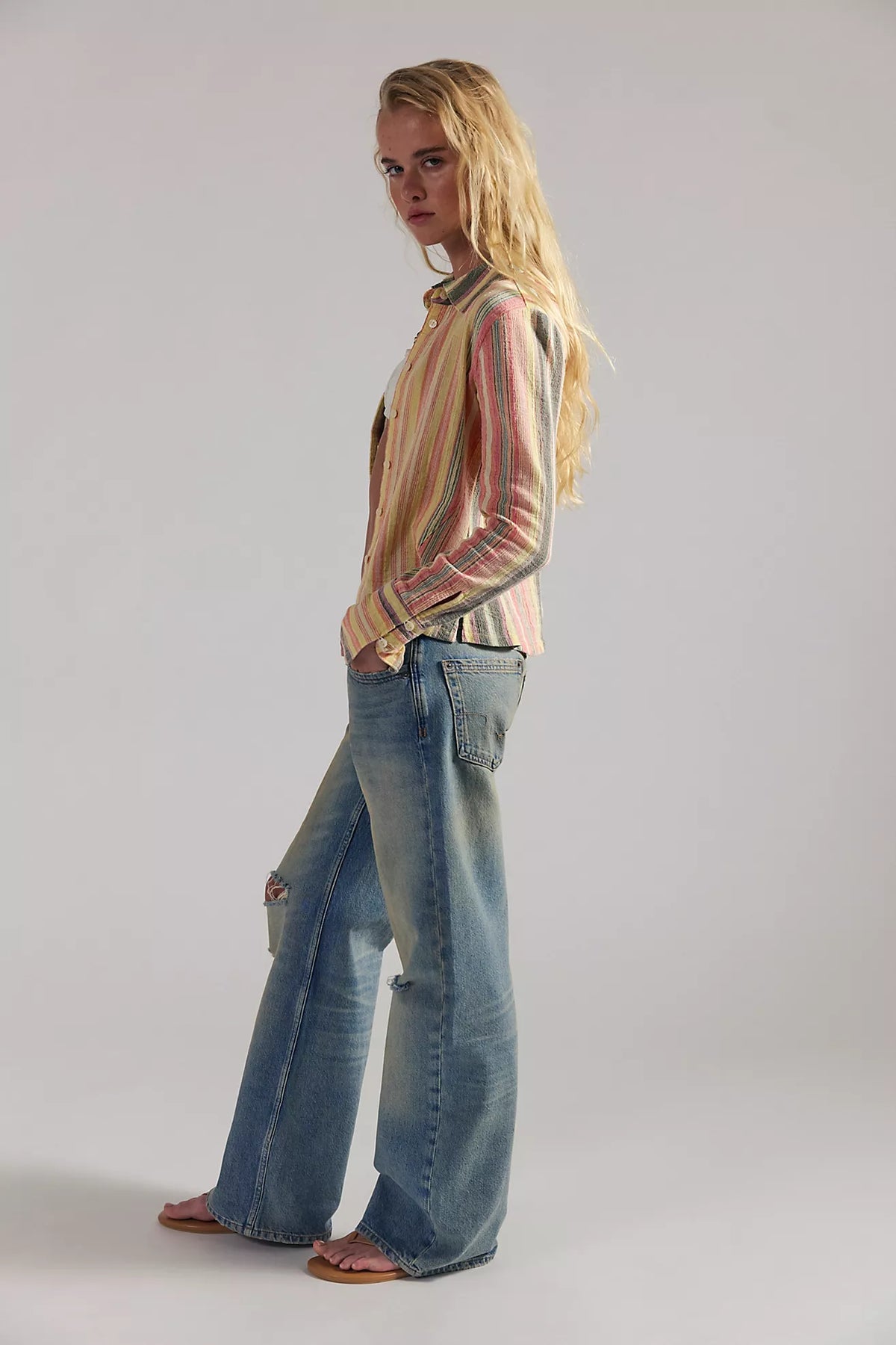 Free People - Tennessee Low-Rise Boyfriend Jeans - We The Free