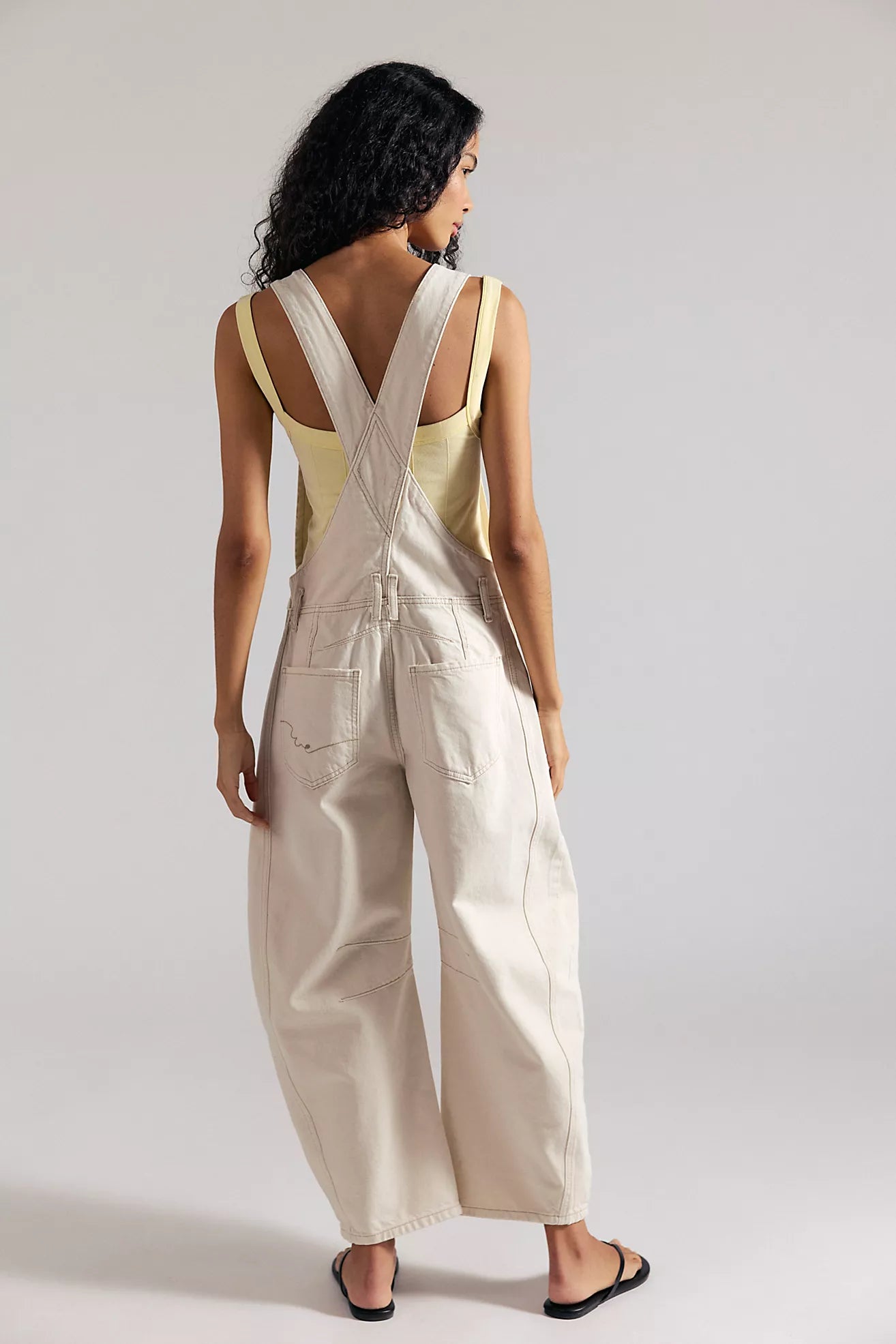 Free People - We The Free Good Luck Barrel Overalls