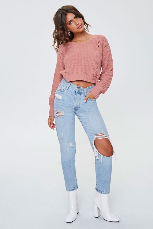 Light Denim Distressed Boyfriend Fit Jeans - Forever21