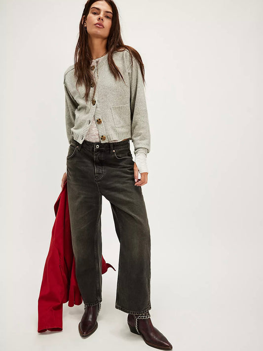 Free People - Deep Trance Dropped Boyfriend Jeans - we the free