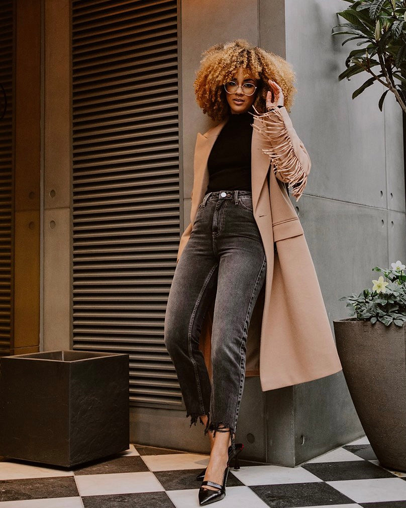 Black Washed Carrie High Rise Mom Jeans - River island