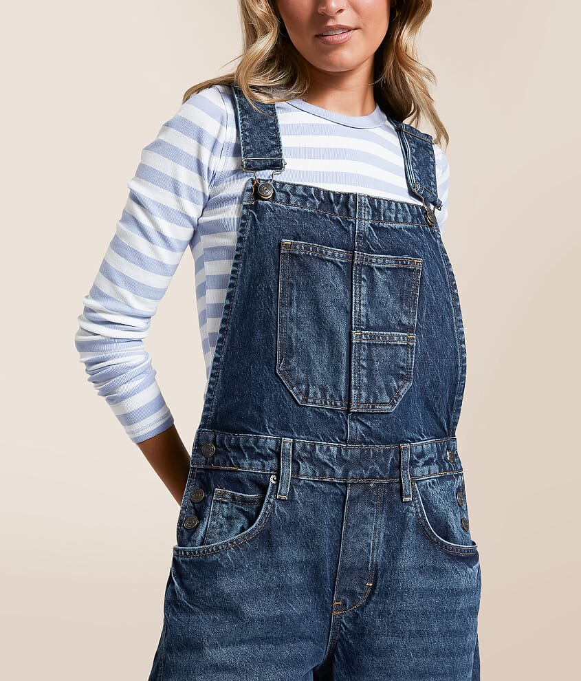 Free People - We The Free Good Luck Barrel Overalls