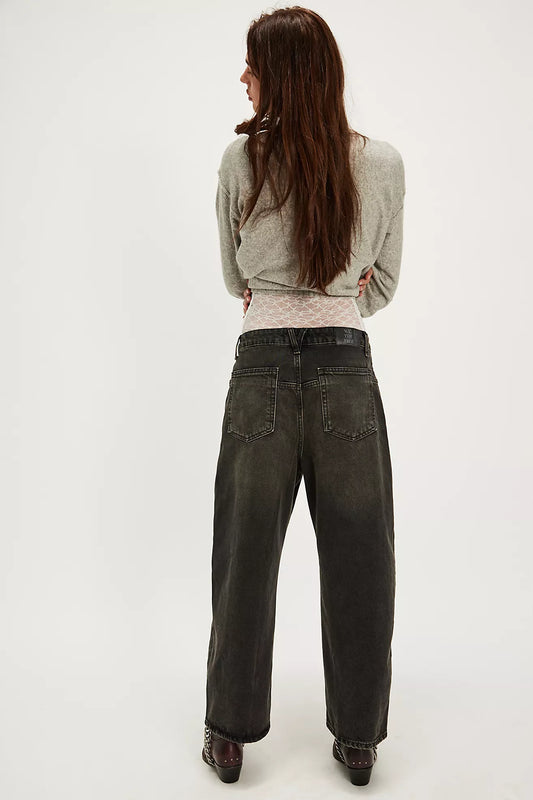 Free People - Deep Trance Dropped Boyfriend Jeans - we the free