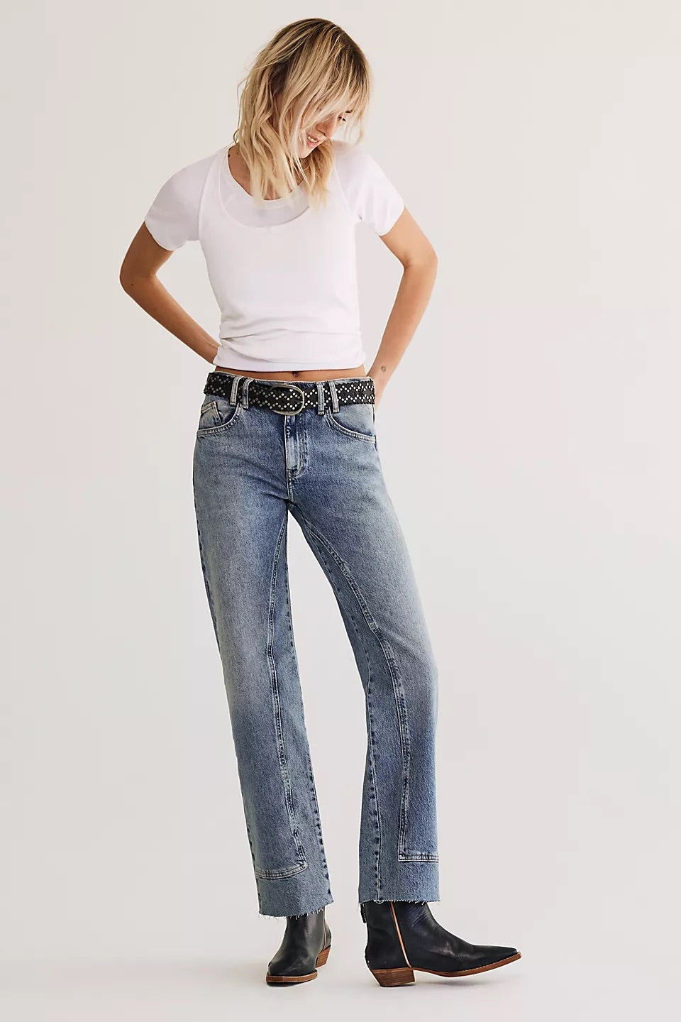 Risk Taker Mid-Rise Jeans - we the free