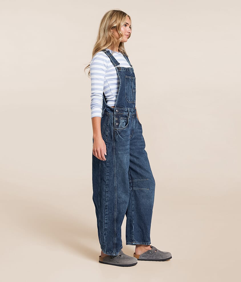 Free People - We The Free Good Luck Barrel Overalls