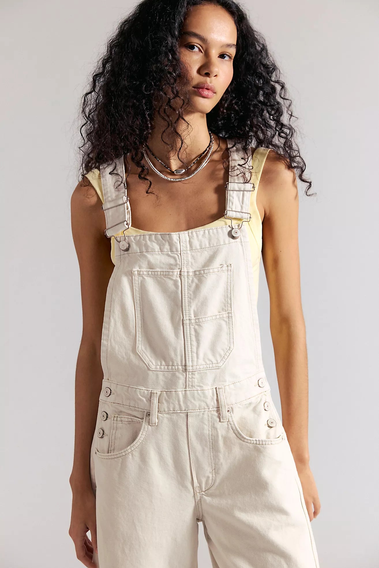 Free People - We The Free Good Luck Barrel Overalls