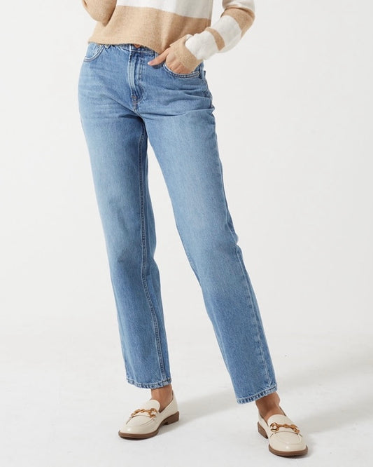 ONLJACI MID WAIST STRAIGHT FIT - only