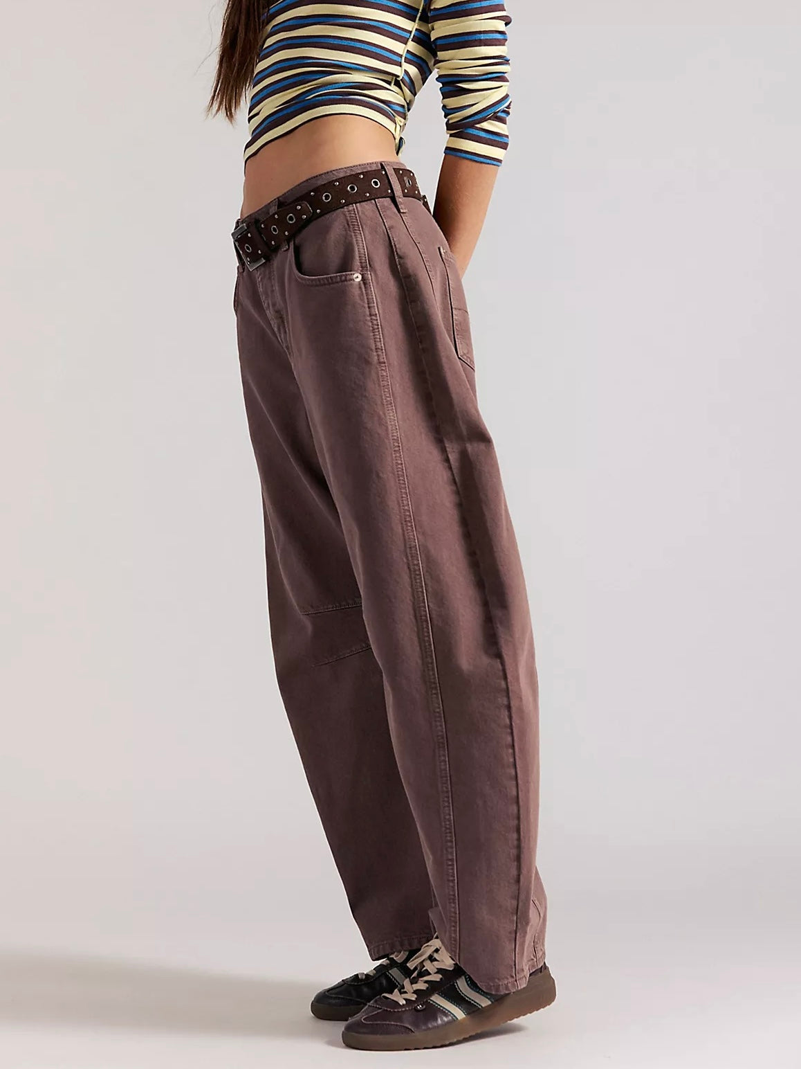 Free People - We The Free Good Luck Mid-Rise Barrel Jeans