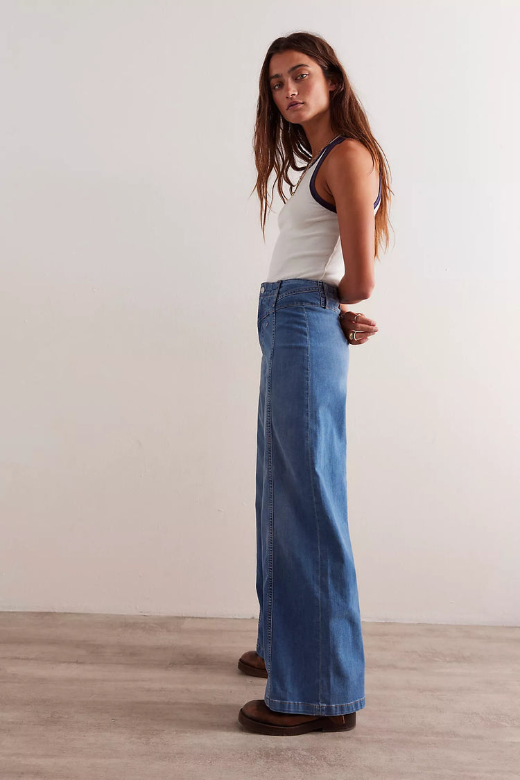 Free People - Libre Wide-Leg Jeans - we the free