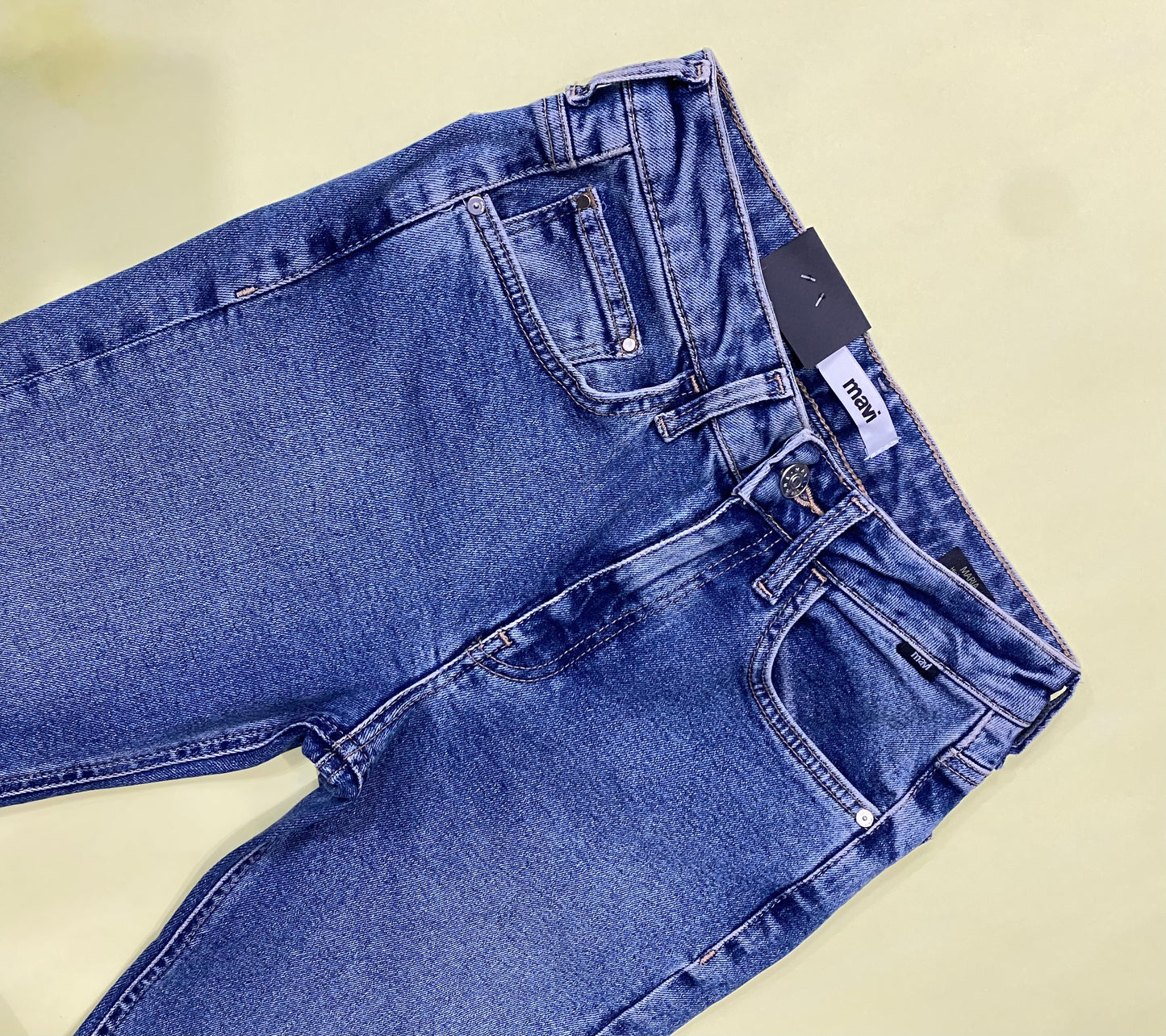 Maria Flare Jeans Mid Rise | Mid Brushed Flex Bright Blue - Mavi