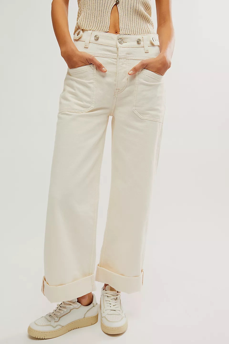 Palmer Cuffed Jeans - we the free
