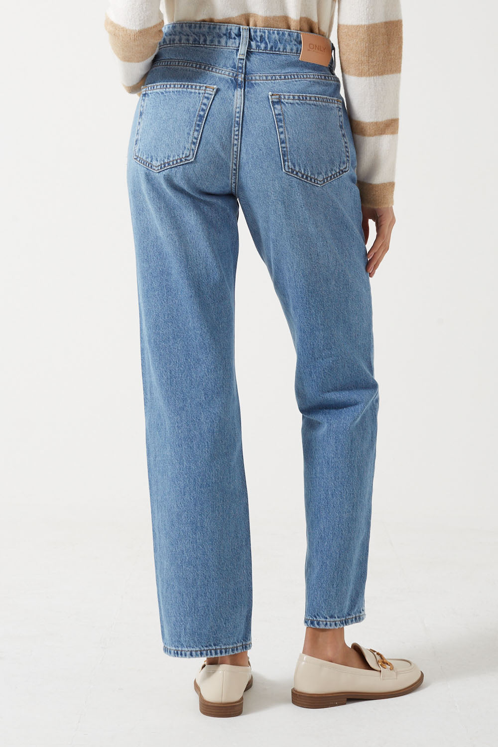 ONLJACI MID WAIST STRAIGHT FIT - only
