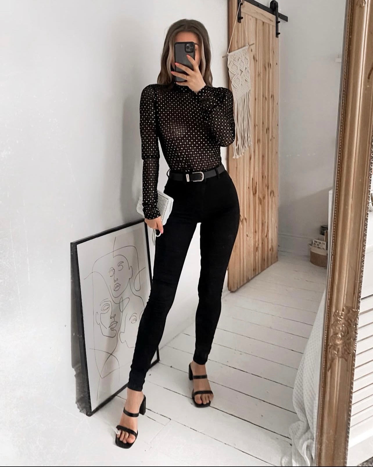 Topshop - Joni high rise super skinny jean in black