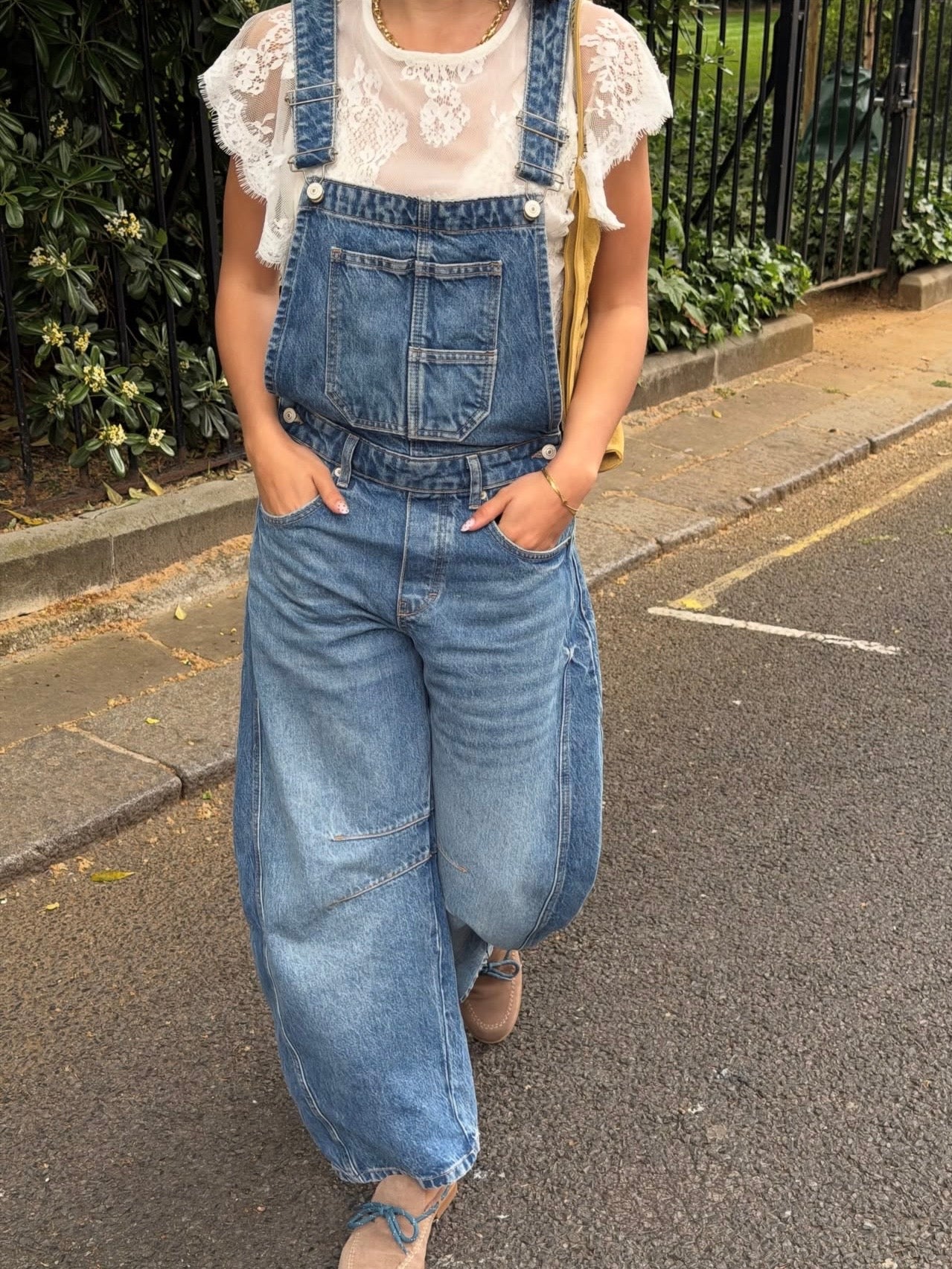 Free People - We The Free Good Luck Barrel Overalls