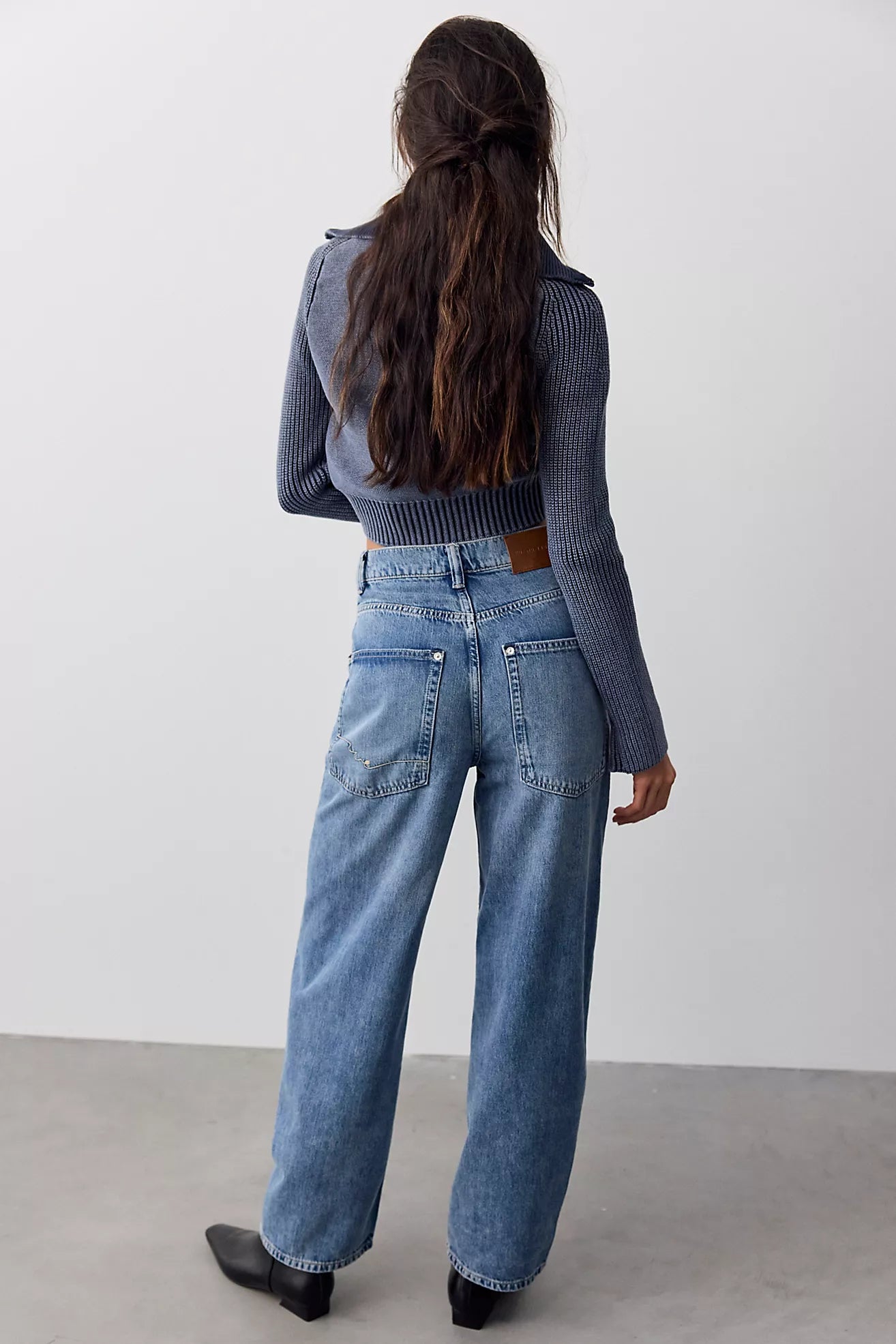Free People - We The Free Truro Baggy Puddle Jeans