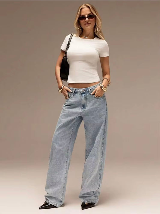forever 21 - pinch waist 90s loose fit jeans