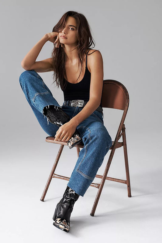 Risk Taker Mid-Rise Jeans - we the free