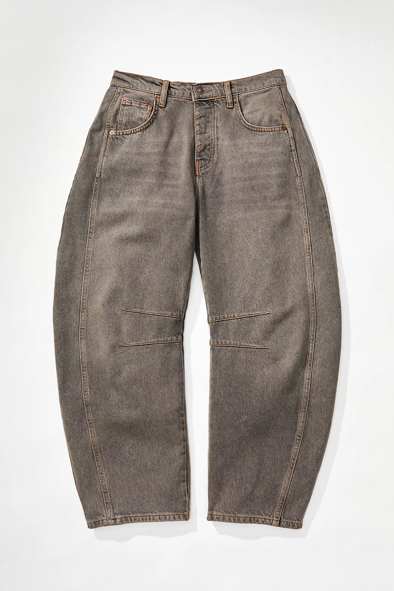 Free People - We The Free Good Luck Mid-Rise Barrel Jeans