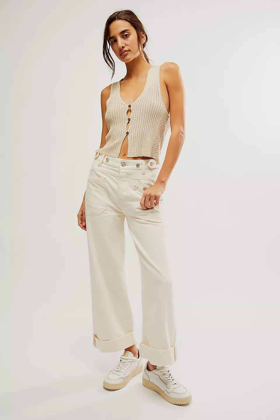 Palmer Cuffed Jeans - we the free
