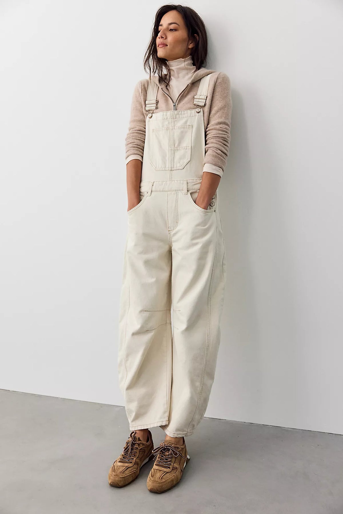 Free People - We The Free Good Luck Barrel Overalls