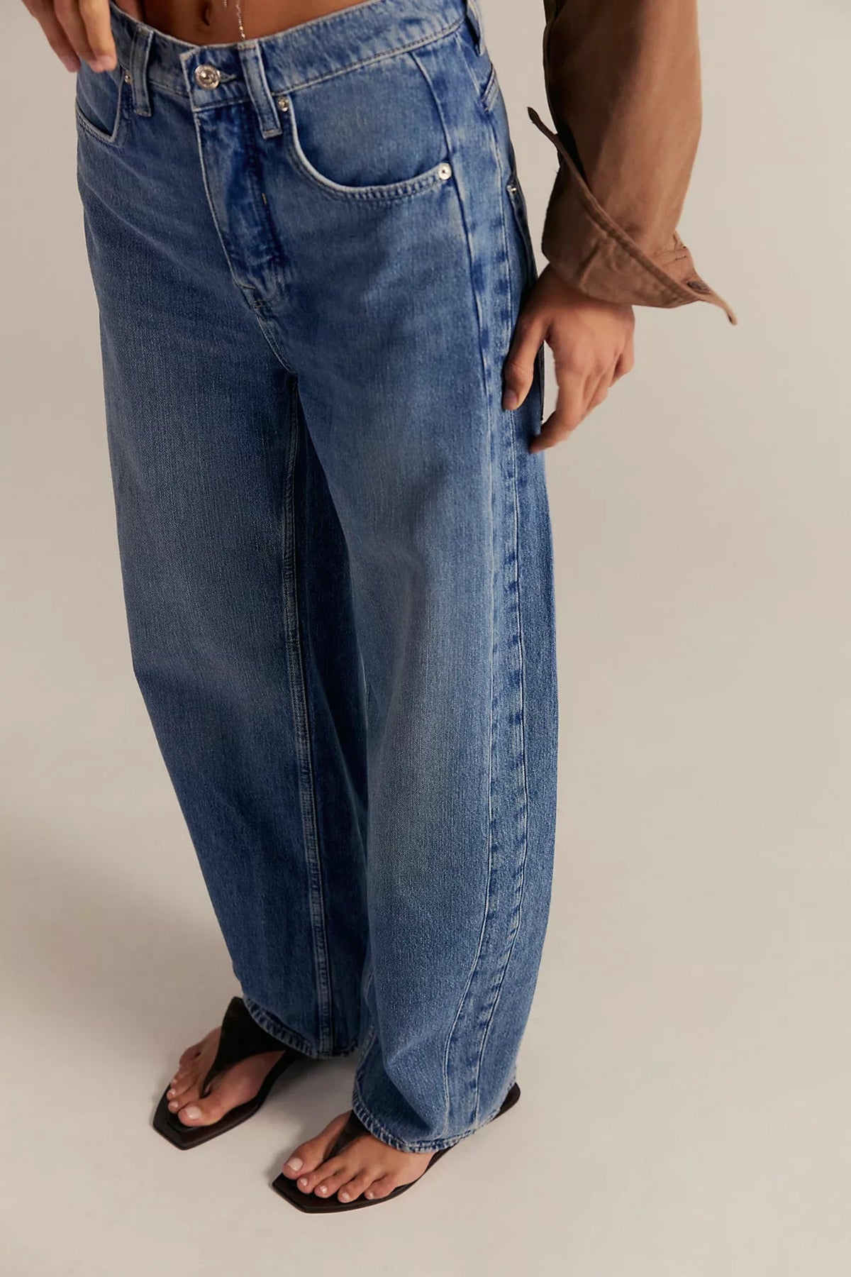 Free People - We The Free Truro Baggy Puddle Jeans