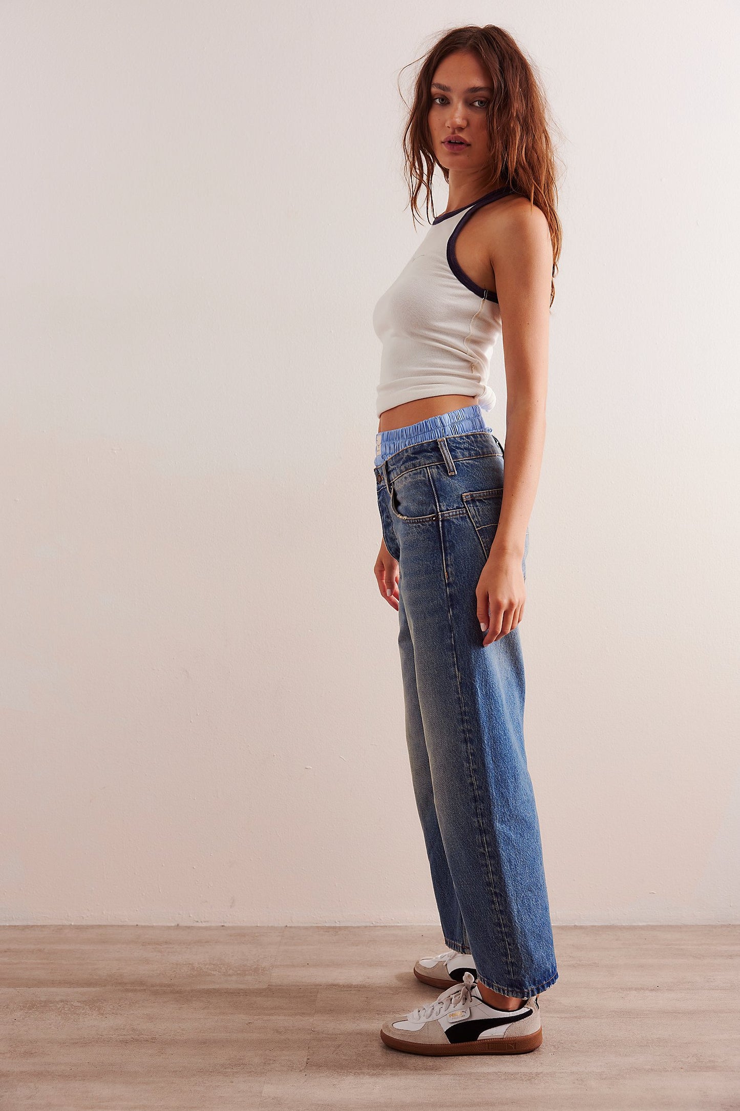 Deep Trance Dropped Boyfriend Jeans - we the free