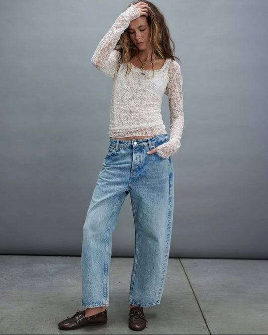 Deep Trance Dropped Boyfriend Jeans - we the free