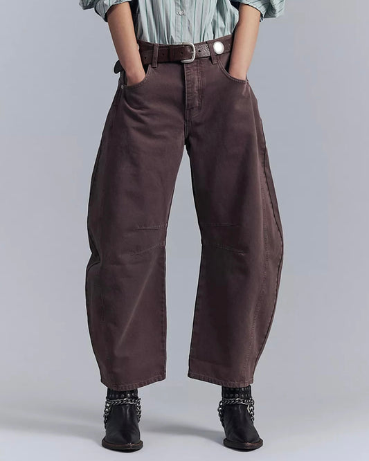 Free People - We The Free Good Luck Mid-Rise Barrel Jeans