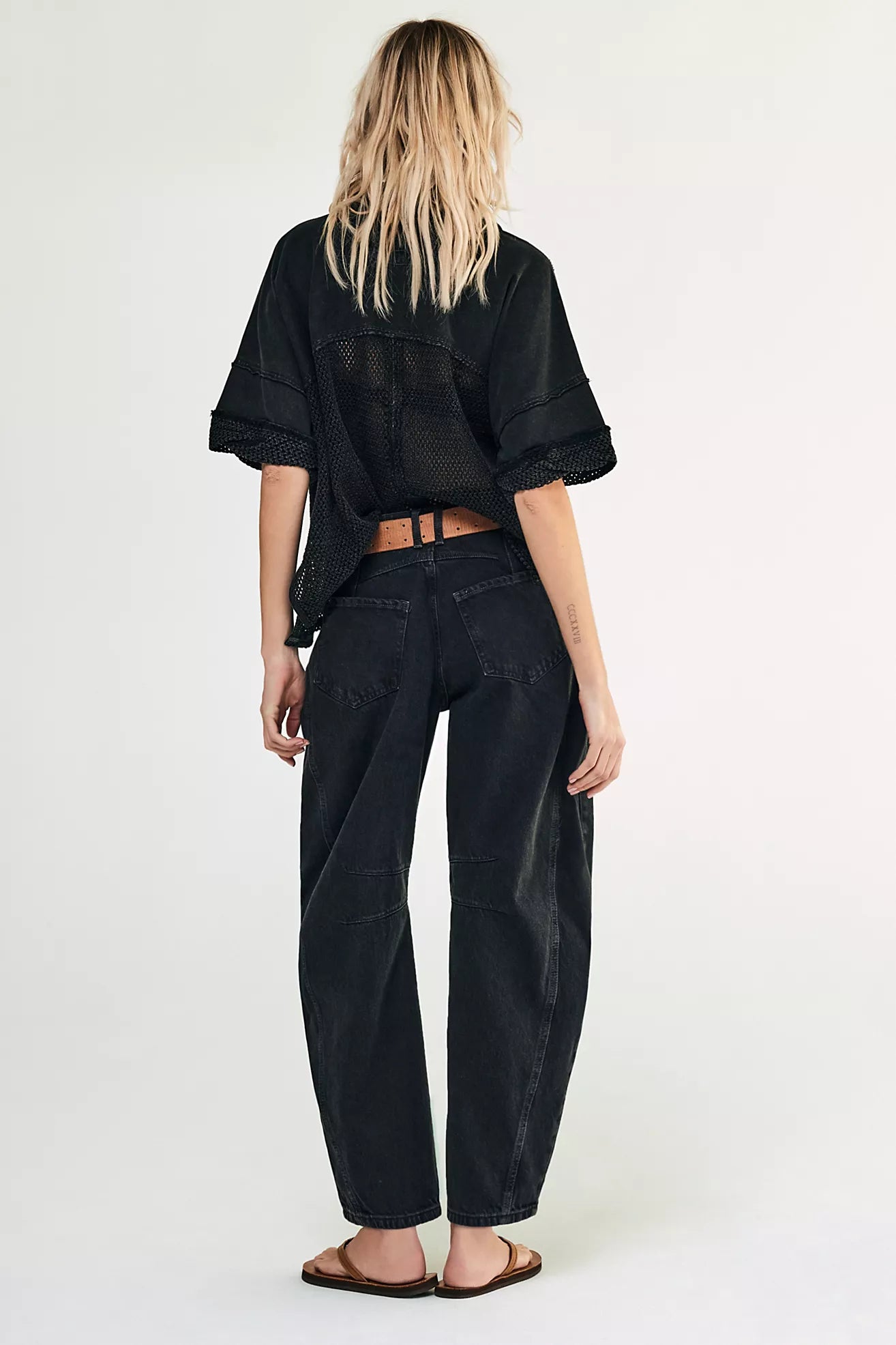 Free People - We The Free Good Luck Mid-Rise Barrel Jeans