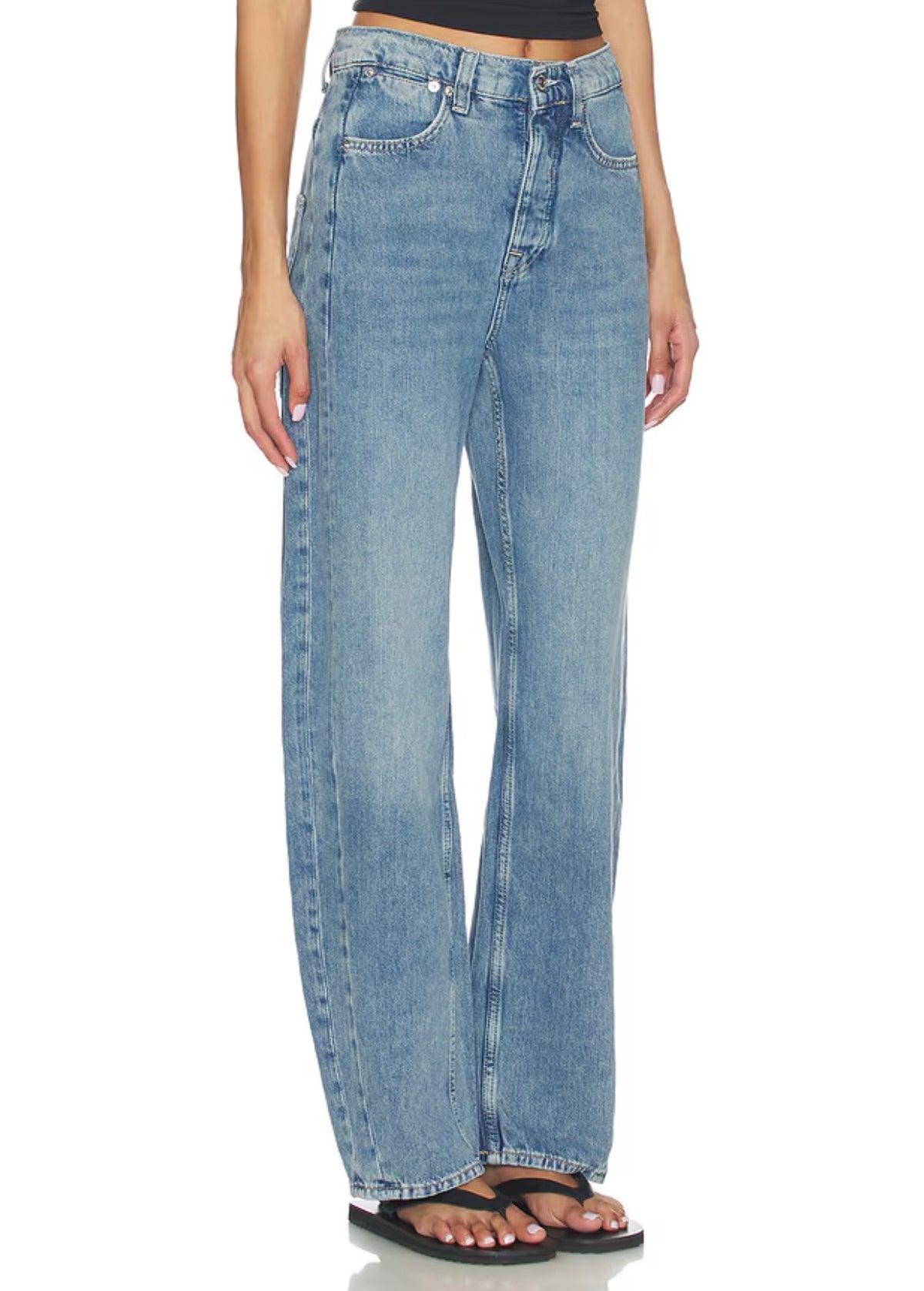 Free People - We The Free Truro Baggy Puddle Jeans