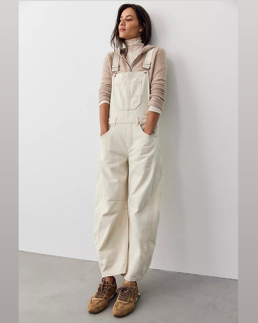 Free People - We The Free Good Luck Barrel Overalls