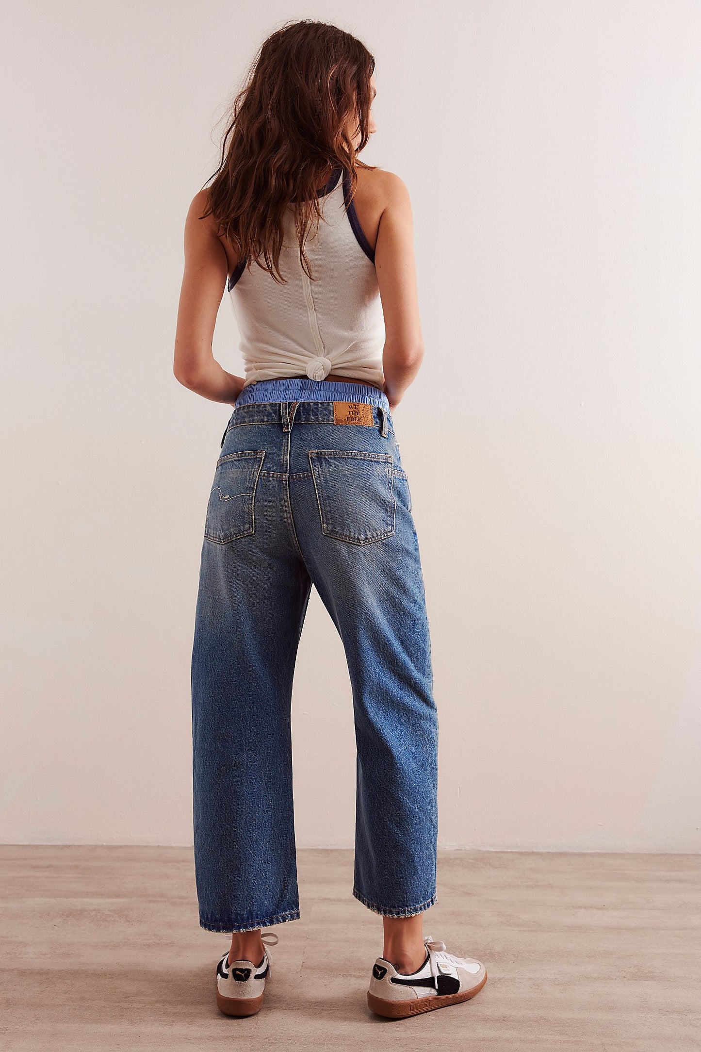 Deep Trance Dropped Boyfriend Jeans - we the free