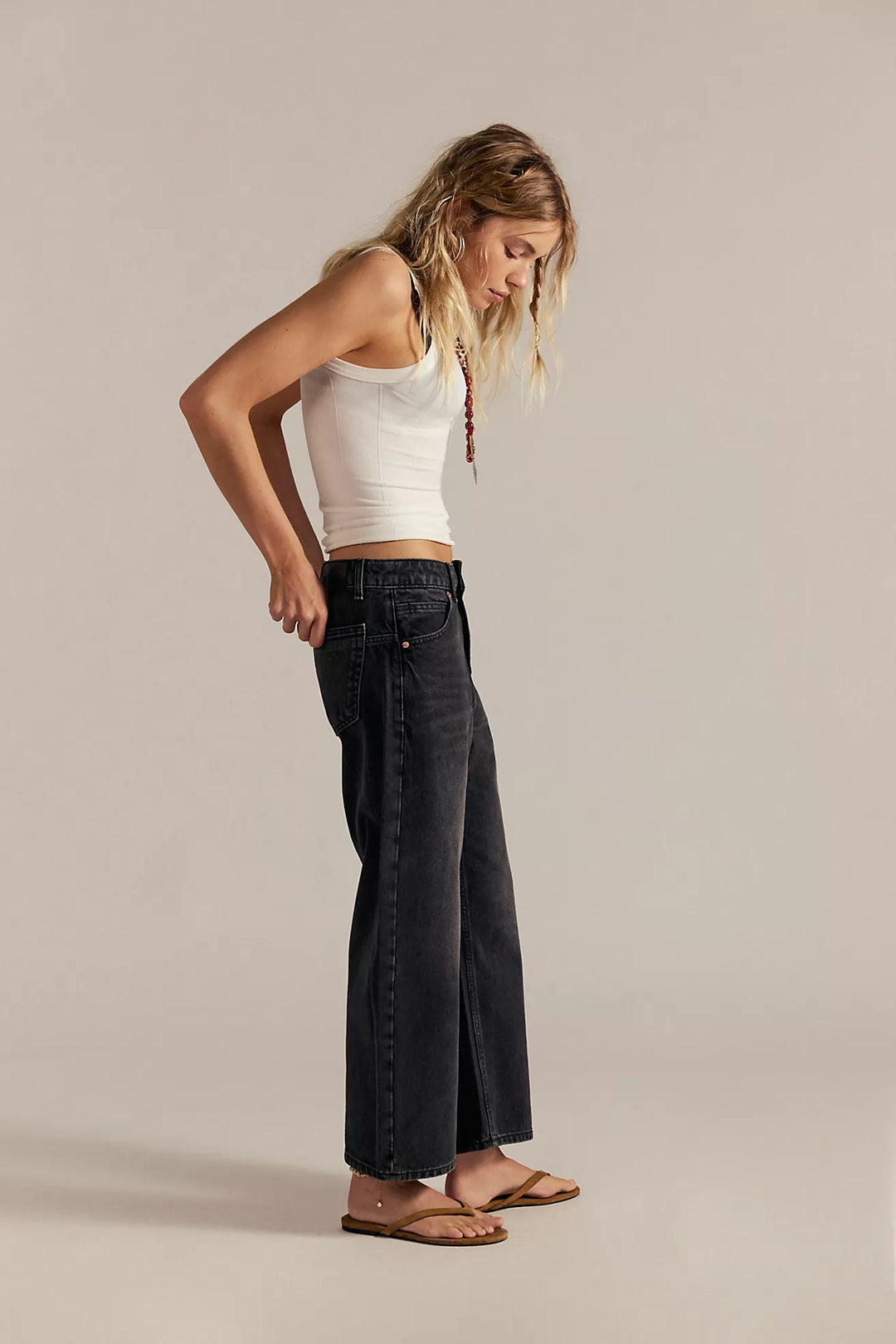 Free People - Deep Trance Dropped Boyfriend Jeans - we the free