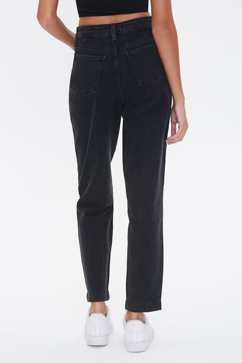 Straight-Leg Ankle Jeans - Forever21